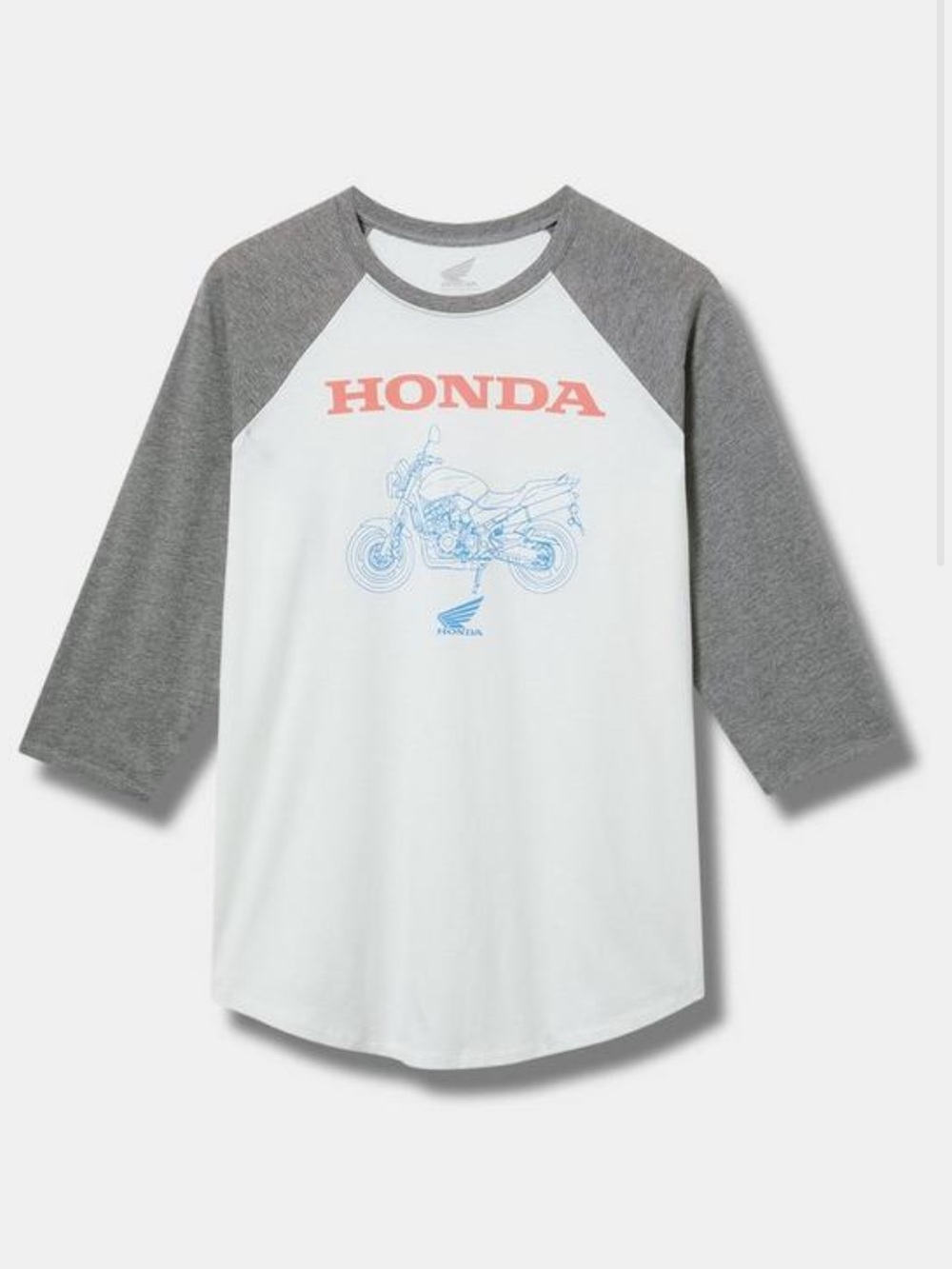 NWT Torrid Honda 3/4 sleeve classic fit tee size 2 2X 18 20